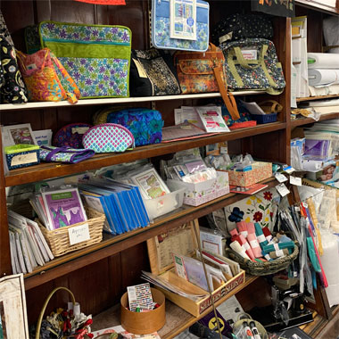 Quilt shop patterns and notions
